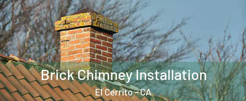  Brick Chimney Installation El Cerrito - CA