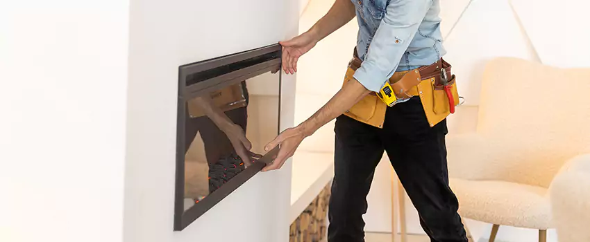 Metal Fireplace Installation in El Cerrito, California