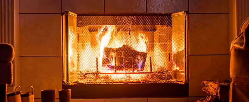 Mendota Hearth Landscape Fireplace Installation in El Cerrito, California
